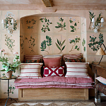 Обои ручная роспись Botanical Studies Cutter colourway варинант исполнения - 1 | Loft Concept во Владивостоке