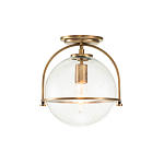 Потолочный светильник с прозрачным стеклянным шаром с эффектом пузырьков Hinkley варинант исполнения - 13 | Loft Concept во Владивостоке