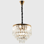 Люстра с прямоугольными хрустальными подвесками Lunet Crystal Rectangulars Chandelier 6 варинант исполнения - 3 | Loft Concept во Владивостоке