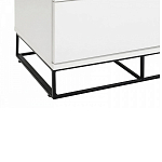 Комод белый с 3-мя ящиками Strict Lines  варинант исполнения - 4 | Loft Concept во Владивостоке