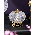 Конфетница из прозрачного рельефного стекла Eden Garden варинант исполнения - 10 | Loft Concept во Владивостоке