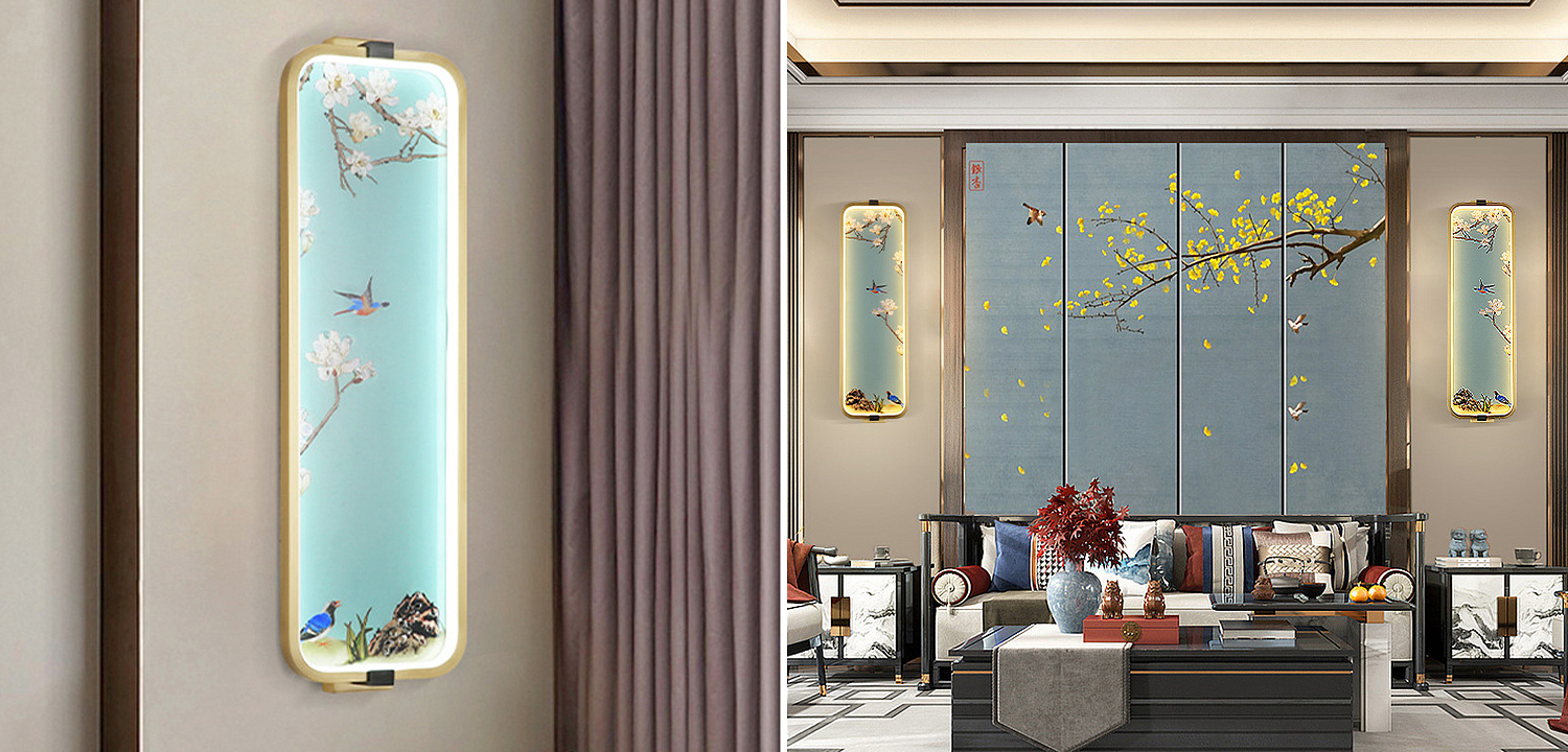 Бра Birds Oriental Scenes Wall Lamp Бра Birds Oriental Scenes Wall Lamp - Loft-Concept во Владивостоке