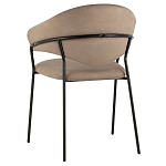 Коричневый стул с обивкой из искусственной замши Alexis варинант исполнения - 5 | Loft Concept во Владивостоке