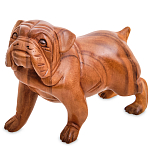 Статуэтка деревянная в виде собаки Balinese Dog 2 варинант исполнения - 1 | Loft Concept во Владивостоке