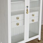 Дизайнерский шкаф витрина Elsa Dreams White с 4-мя ящиками варинант исполнения - 4 | Loft Concept во Владивостоке