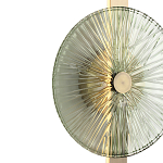 Бра с круглым стеклянным плафоном Gingham варинант исполнения - 9 | Loft Concept во Владивостоке