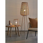 Торшер с плетеным металлическим плафоном Wicker Iron Lamp варинант исполнения - 4 | Loft Concept во Владивостоке