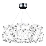 Люстра с тонкой металлической конструкцией цвета хром Quasar варинант исполнения - 1 | Loft Concept во Владивостоке