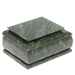 Шкатулка с зеркалом из натурального камня змеевик Stone Casket варинант исполнения - 1 | Loft Concept во Владивостоке