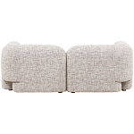 Дизайнерский двухместный диван с мягкими спинкой и подлокотниками бежевый Madelaine Sofa Beige варинант исполнения - 2 | Loft Concept во Владивостоке