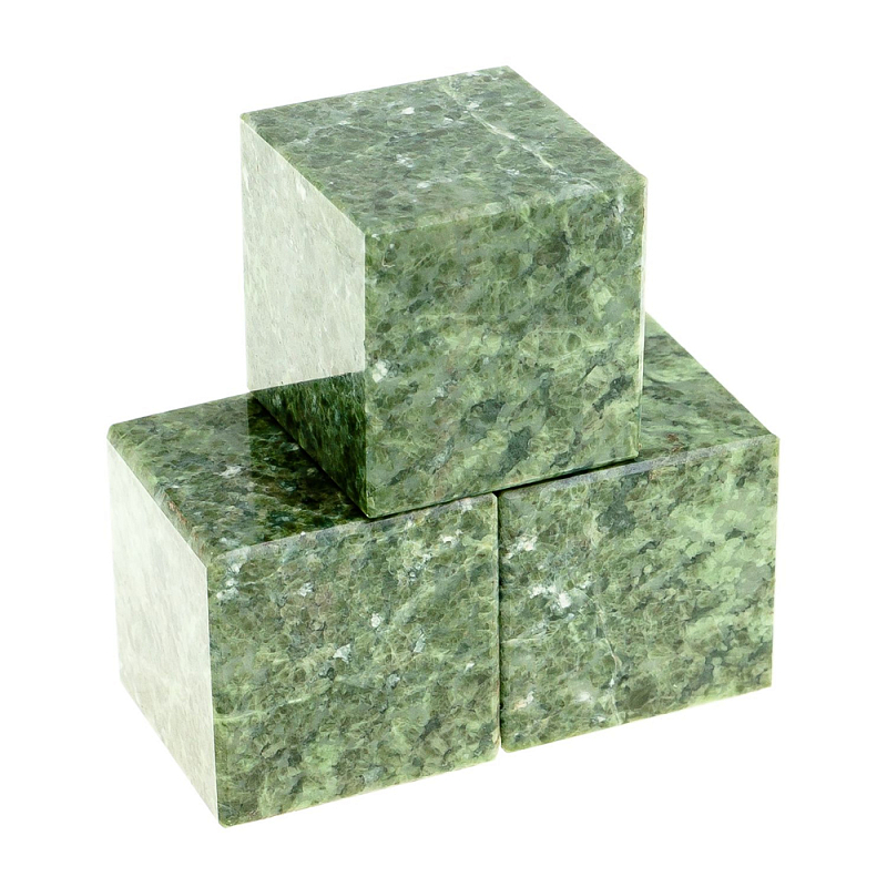 Камни для охлаждения виски из натурального камня жадеит Natural Stone Cube Зеленый Камни для охлаждения виски из натурального камня жадеит Natural Stone Cube Зеленый во Владивостоке | Loft Concept