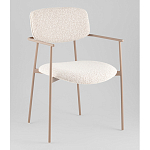 Стул Doe с подклокотниками молочный варинант исполнения - 1 | Loft Concept во Владивостоке