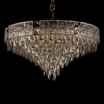 Люстра с каскадом из прозрачного хрусталя Constant Sparks варинант исполнения - 11 | Loft Concept во Владивостоке