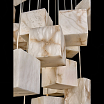 Люстра подвесная с квадратными плафонами из натурального камня Glowing Spheres варинант исполнения - 4 | Loft Concept во Владивостоке