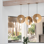 Подвесной светильник в форме золотых дисков Minimalist Lighting Fixture варинант исполнения - 4 | Loft Concept во Владивостоке