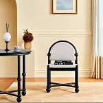 Дизайнерский стул деревянный с полукруглой спинкой Highquality варинант исполнения - 3 | Loft Concept во Владивостоке