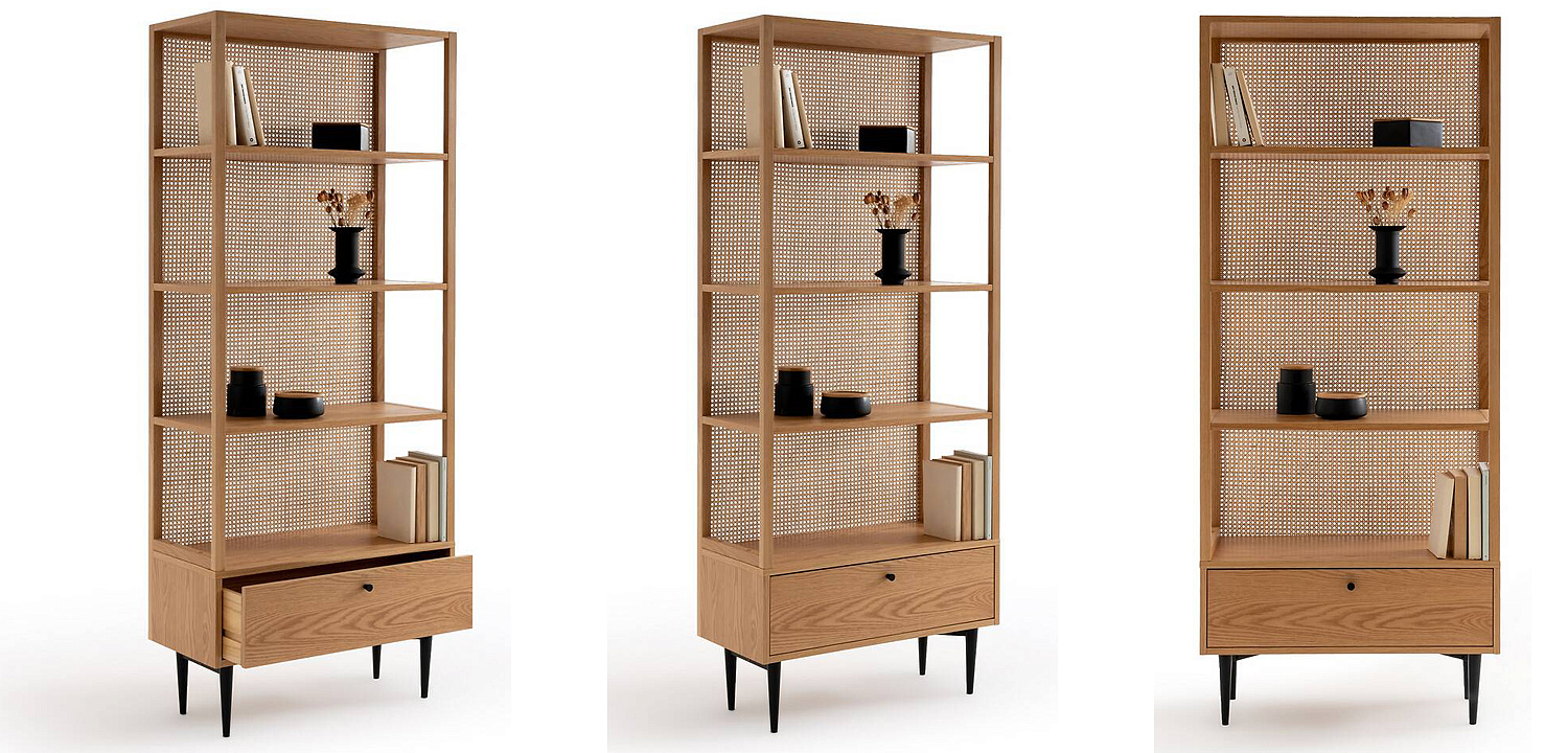 Стеллаж Agnar Wicker Rack Стеллаж Agnar Wicker Rack - Loft-Concept во Владивостоке