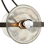 Люстра круглая с литыми стеклянными дисками Olympe Glass Chandelier варинант исполнения - 2 | Loft Concept во Владивостоке