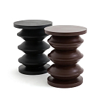 Фигурный приставной столик бордового цвета  AMORPHOUS варинант исполнения - 2 | Loft Concept во Владивостоке