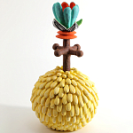 Статуэтка тропический фрукт Pandora Tropical Fruit Yellow Emerald Flower варинант исполнения - 1 | Loft Concept во Владивостоке