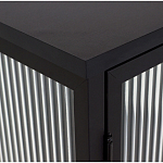 Сервант двухдверный с рифленым стеклом The Keeper варинант исполнения - 3 | Loft Concept во Владивостоке