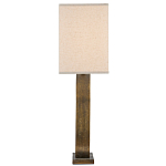 Настольная лампа с корпусом в форме кольца и прямоугольным абажуром French Ring варинант исполнения - 4 | Loft Concept во Владивостоке