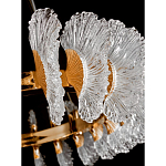 Люстра круглая с фактурными элементами в виде ракушек Inspired Sea варинант исполнения - 3 | Loft Concept во Владивостоке