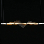 Люстра подвесная линейная Adilin Сhromium варинант исполнения - 1 | Loft Concept во Владивостоке