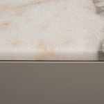Тумба под телевизор серая с мраморной столешницей Uniqueness Marble варинант исполнения - 6 | Loft Concept во Владивостоке