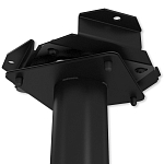 Барный стул вращающийся со спинкой и подлокотниками Douglas Rhombus Синий Велюр варинант исполнения - 6 | Loft Concept во Владивостоке