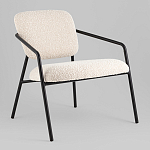 Кресло лаунж Rooney букле белый варинант исполнения - 1 | Loft Concept во Владивостоке