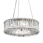 Люстра подвесная круглая с множеством вертикальных прямоугольных кристаллов Kichler варинант исполнения - 1 | Loft Concept во Владивостоке