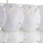 Люстра овальной формы с белыми подвесными элементами White Natural Lines варинант исполнения - 2 | Loft Concept во Владивостоке