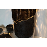 Напольная лампа черная с текстильными элементами "ЯРВИ" варинант исполнения - 7 | Loft Concept во Владивостоке