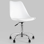 Офисный стул на металлическом основании EGGERY White пластик варинант исполнения - 2 | Loft Concept во Владивостоке
