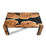 Кофейный Стол River in Autumn Elm Resin Coffee Table варинант исполнения - 2 | Loft Concept во Владивостоке