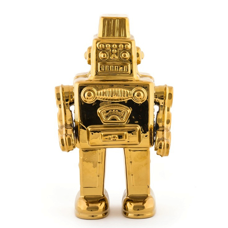 Аксессуар Seletti My Robot Gold Золотой Аксессуар Seletti My Robot Gold Золотой во Владивостоке | Loft Concept