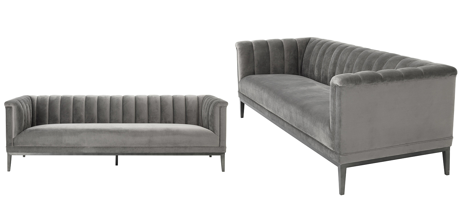Диван Eichholtz Sofa Raffles grey Диван Eichholtz Sofa Raffles grey - Loft-Concept во Владивостоке