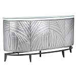 Комод фактурный серебристый с дверцами Silver Chest of Drawers варинант исполнения - 1 | Loft Concept во Владивостоке