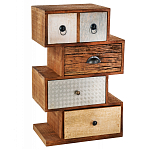 Тумба необычной формы с выдвижными ящиками Shift варинант исполнения - 1 | Loft Concept во Владивостоке