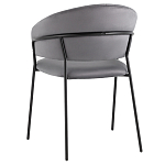 Стул в велюре серого цвета Horizon варинант исполнения - 5 | Loft Concept во Владивостоке