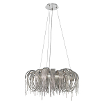 Люстра круглая подвесная с металлическими дугами и длинными цепочками 80 см Atlantis Chain варинант исполнения - 2 | Loft Concept во Владивостоке