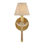 Бра из кованого железа с отделкой плетеной веревкой и сусальным золотом Parisian Style варинант исполнения - 4 | Loft Concept во Владивостоке