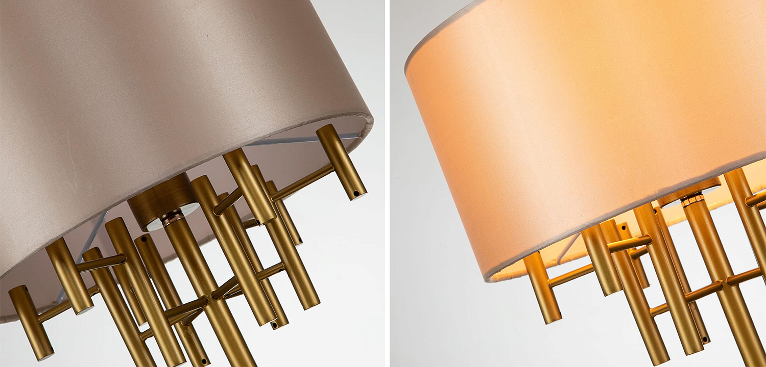 Настольная лампа Латунь Oswell Lampshade Table Lamp Настольная лампа Латунь Oswell Lampshade Table Lamp - Loft-Concept во Владивостоке