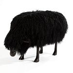 Банкетка Овечка черная Sheep Bench Black head down варинант исполнения - 2 | Loft Concept во Владивостоке