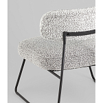 Кресло лаунж Kate букле серый варинант исполнения - 3 | Loft Concept во Владивостоке