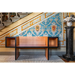 Дизайнерская скамейка  Canton  Beech and Black Bench варинант исполнения - 5 | Loft Concept во Владивостоке