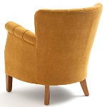 Кресло велюровое на ножках из массива ясеня Jessie Armchair варинант исполнения - 4 | Loft Concept во Владивостоке