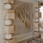 Декор настенный в Эко стиле рафия Malibu wall panel варинант исполнения - 1 | Loft Concept во Владивостоке