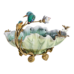 Чаша в виде листка лотоса с птицами Eden Garden варинант исполнения - 4 | Loft Concept во Владивостоке